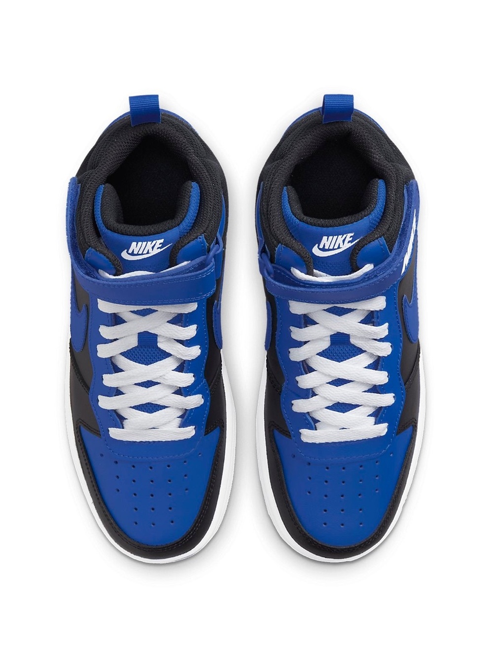 Nike Kids Court Borough Mid 2 'Black Game Royal' - Picture 5 of 6